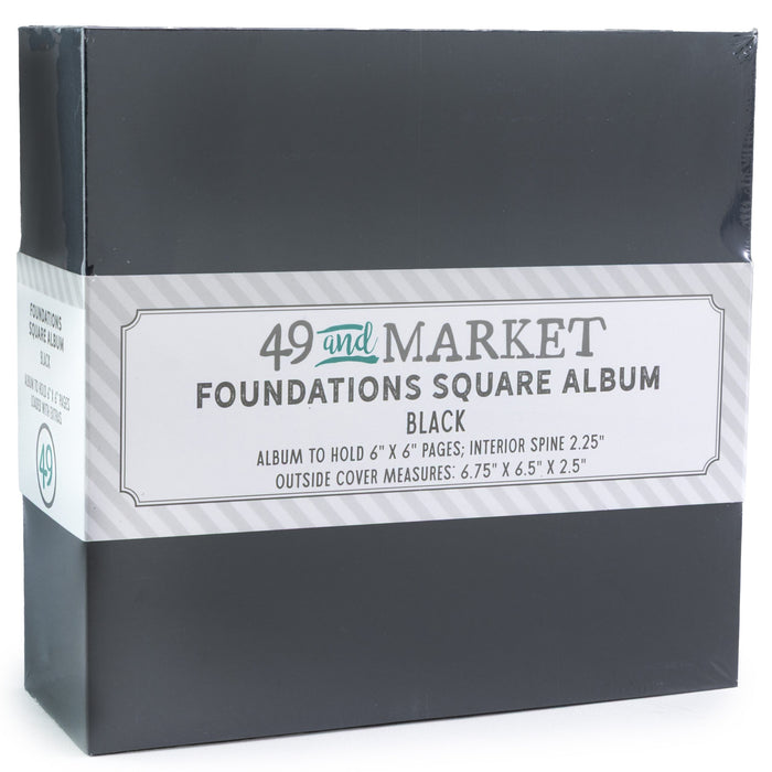 Foundations Square Album – Black