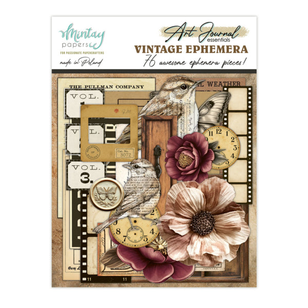 ART JOURNAL EPHEMERA PACK - VINTAGE