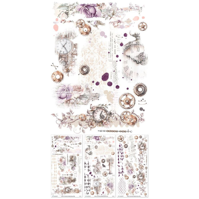 Echoes Of Time Rub-On Transfers