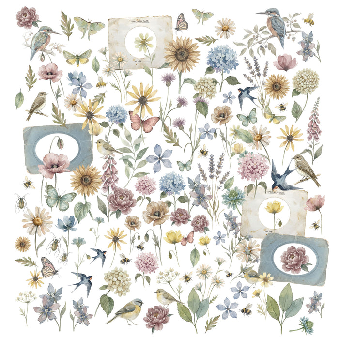 The Quiet Observer Laser Cut Wildflowers