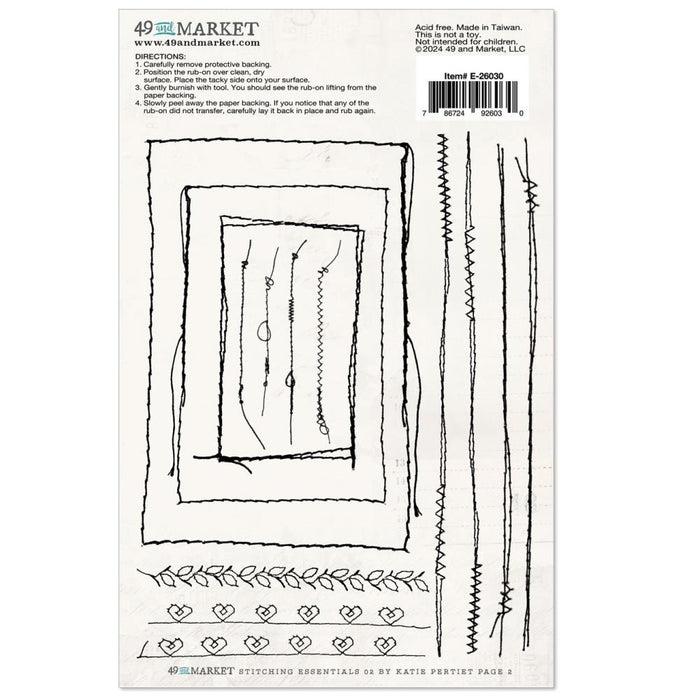 Rub-Ons - Stitching Essentials 02