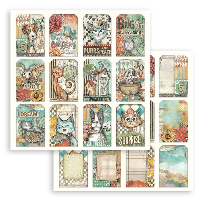 Furry Friends Pad 12"X12"