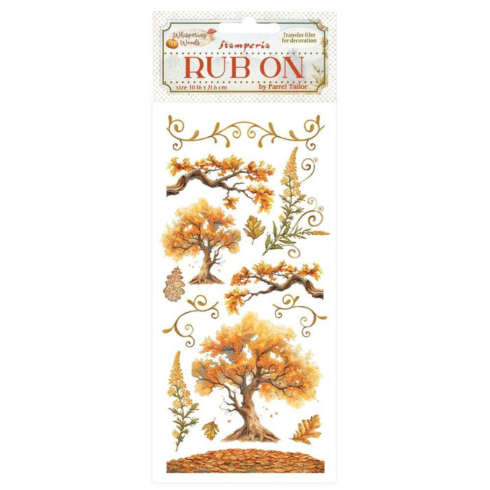 Whispering Woods Rub-On - Oak