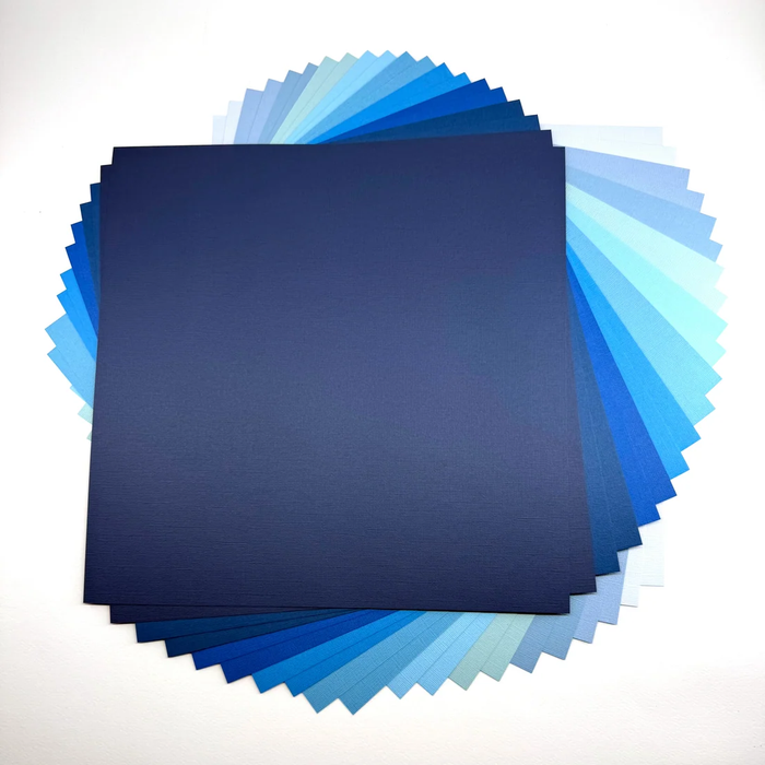 Textured Cardstock 20 Pack - BLUE