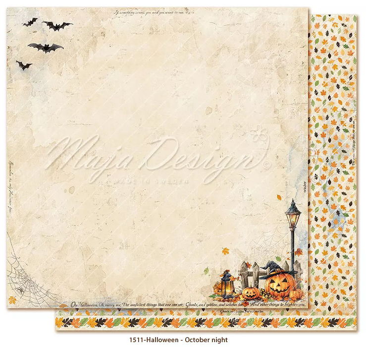 Halloween Paper - October night