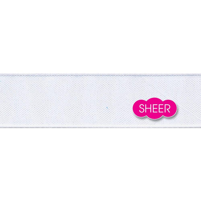 Organdy Ribbon 5/8" - White