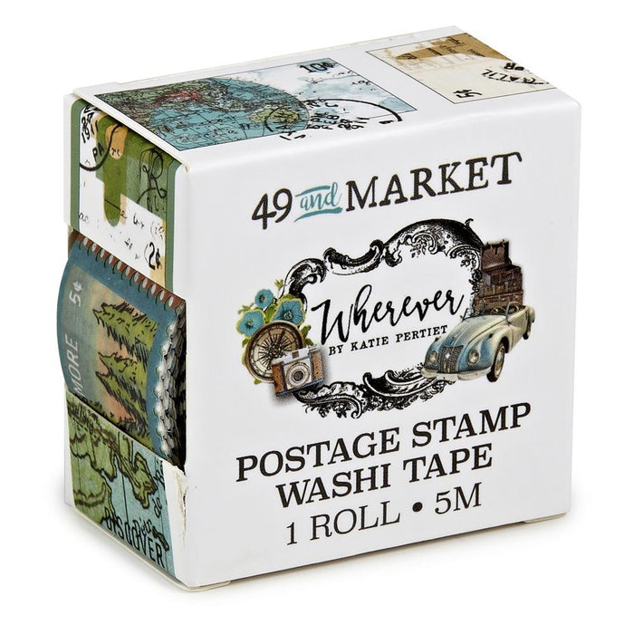 Wherever Postage Washi Tape Roll