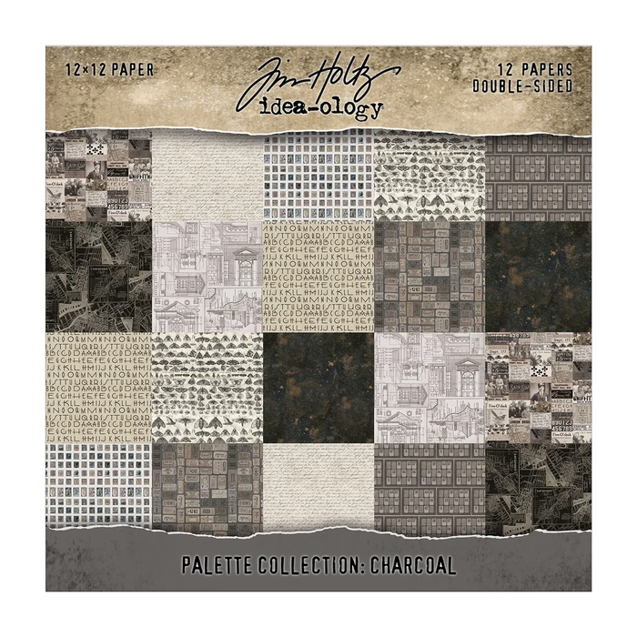 Idea-ology Palette Collection 12"X12" - Charcoal