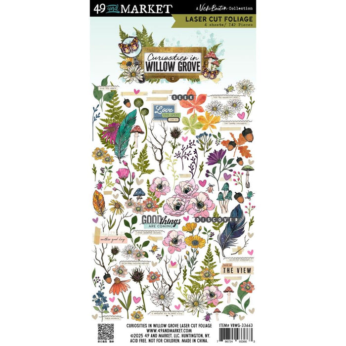 Curiosities In Willow Grove Laser Cut Outs - Foliage