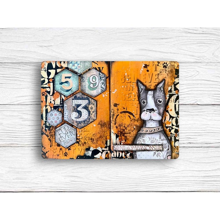 Furry Friends Stencil - Quotes Pattern