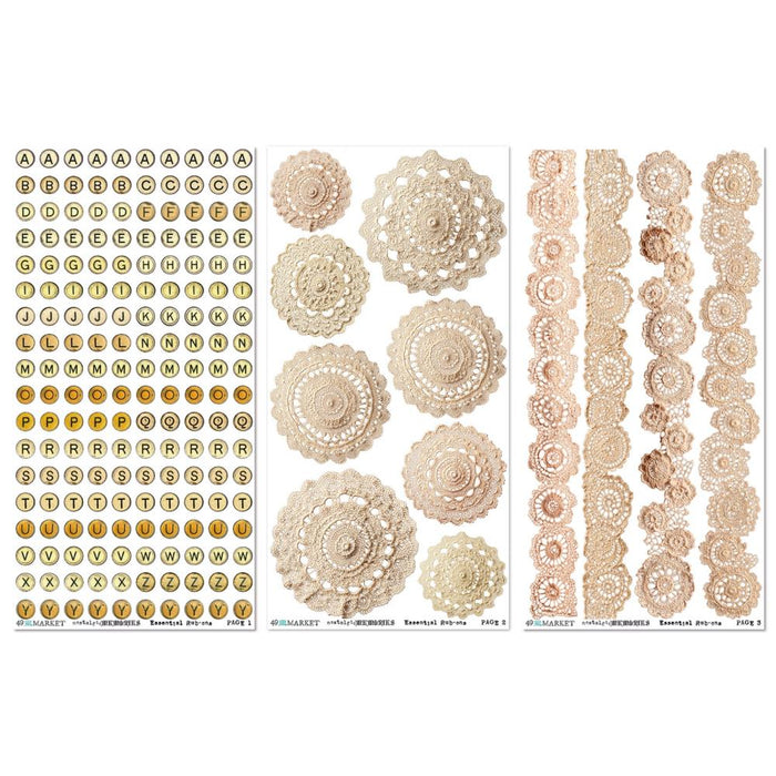 Nostalgic Memories Essential Rub-On Transfers