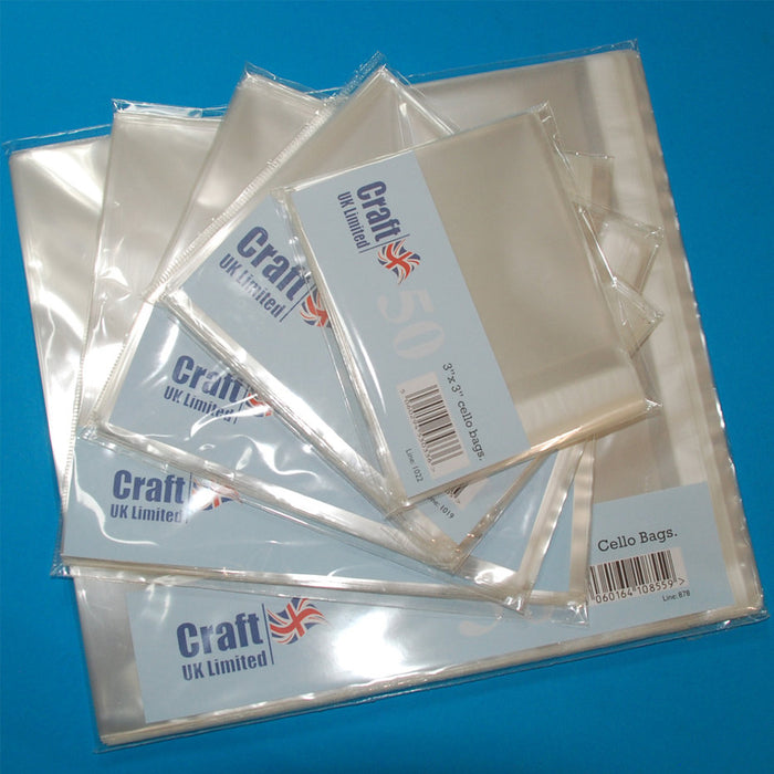 Cello Bags 6"x6"
