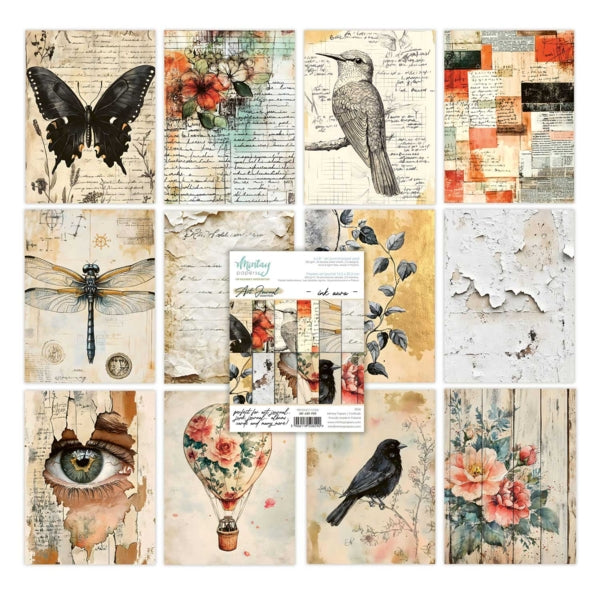 6 X 8 ART JOURNAL PAPER PAD - INK AURA