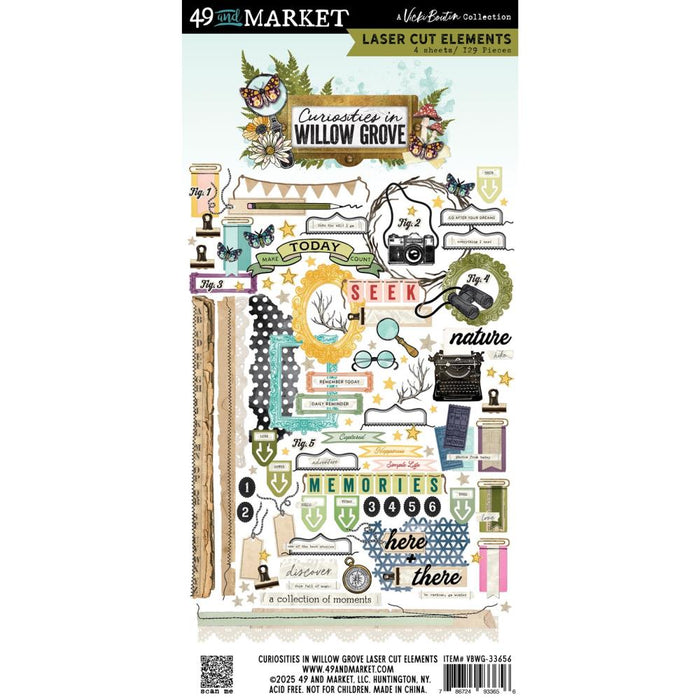 Curiosities In Willow Grove Laser Cut Outs - Elements