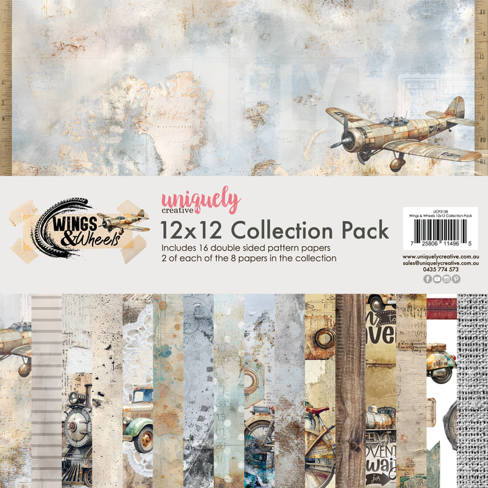 WINGS & WHEELS 12 X12 COLLECTION PACK