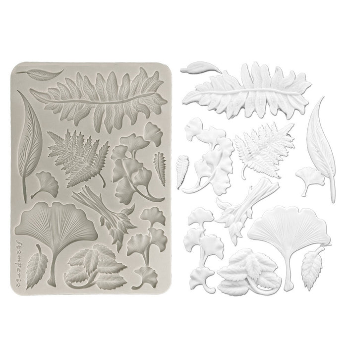 Herbarium Silvae Silicon Mould A5 - Botanical Leaf