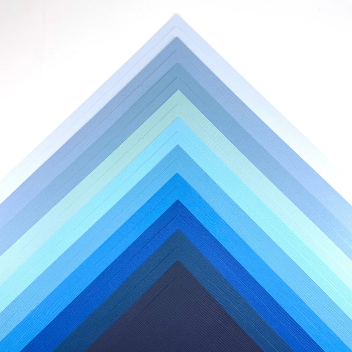 Textured Cardstock 20 Pack - BLUE