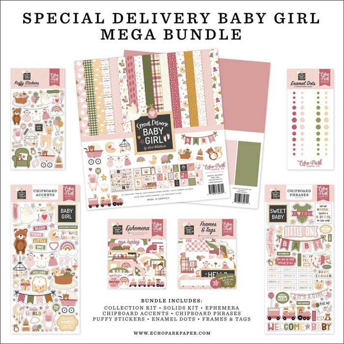 Special Delivery Baby Girl Mega Bundle Collection Kit