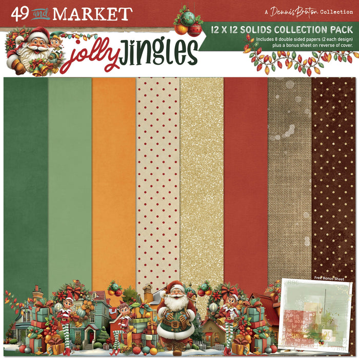 Jolly Jingles – 12 x 12 Solids Collection Pack