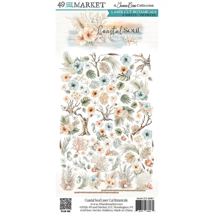 Coastal Soul Laser Cuts - Botanicals