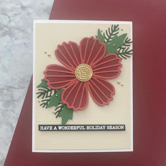 RED WINE - Canvas Texture Cardstock