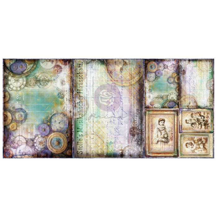 FINNABAIR A3 DECOUPAGE FIBER PAPER SET – TIME WHISPERS
