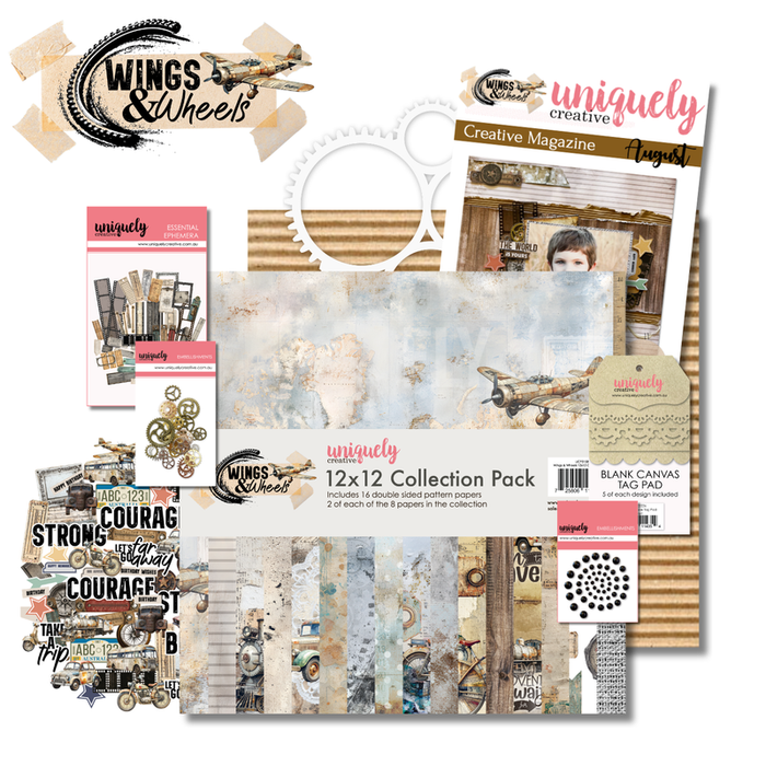 WINGS & WHEELS CREATIVE KIT