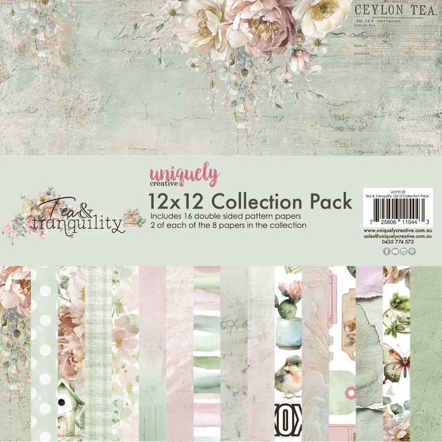 Tea & Tranquility 12 X 12 COLLECTION PACK