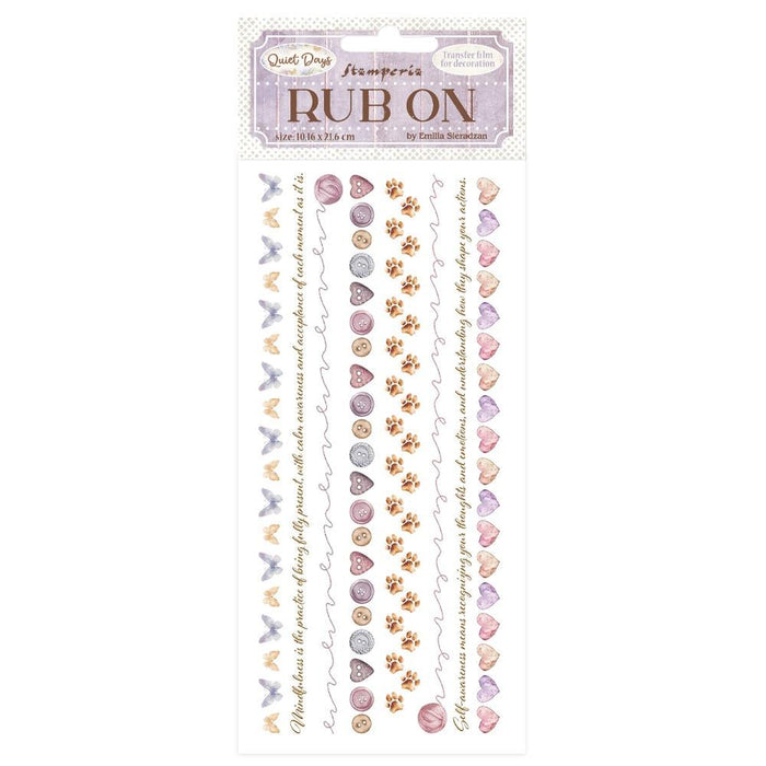 Quiet Days Rub-Ons - Cozy Borders