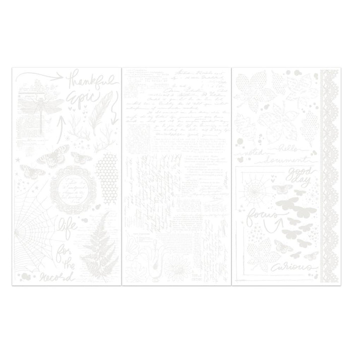 Irresistible Focus Rub-On Transfer Set