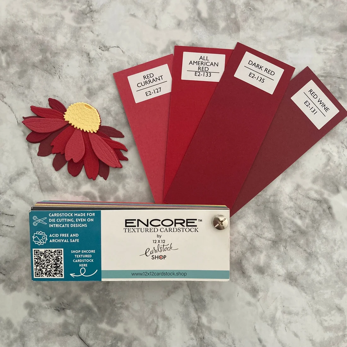 RED WINE - Canvas Texture Cardstock