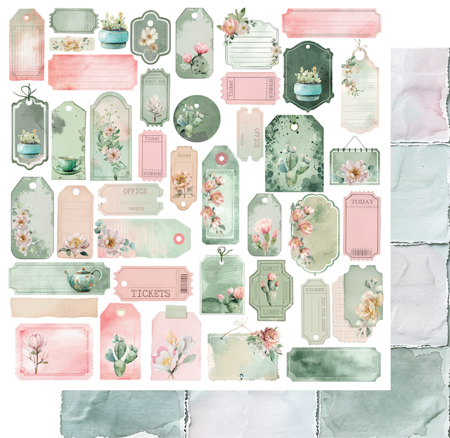 Tea & Tranquility - Garden Sanctuary Paper