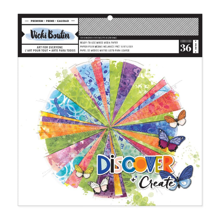 Discover + Create - Background Pad 12"X12"