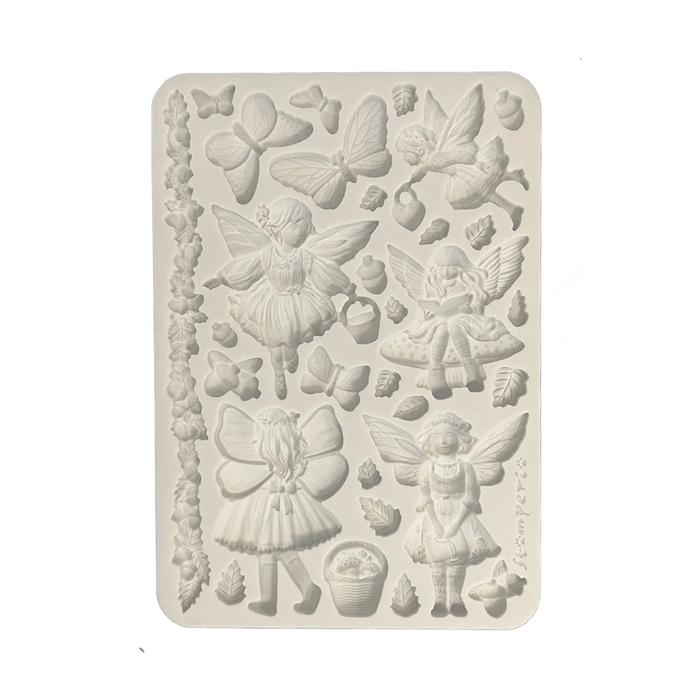 Whispering Woods Silicone Mold - Fairies & Butterflies