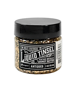 DISTRESS LIQUID TINSEL - CHUNKY, ANTIQUED