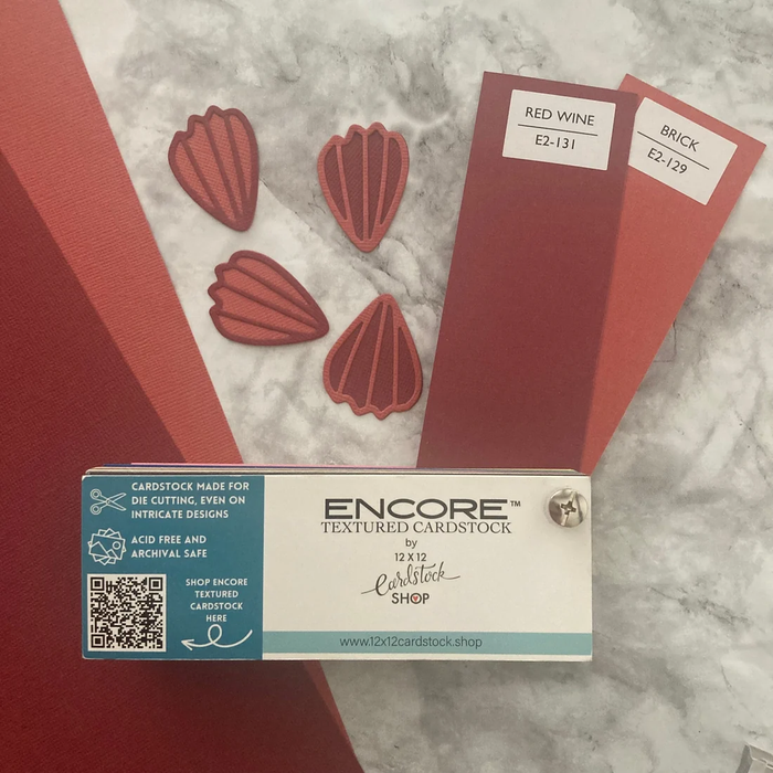 RED WINE - Canvas Texture Cardstock