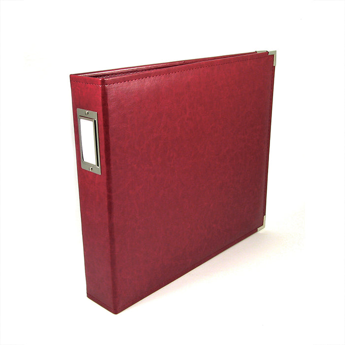 We R Classic Leather 3-Ring Binder 12"X12" - Available in 22 colours