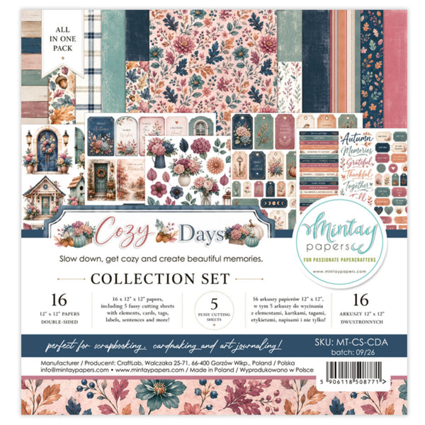 COZY DAYS 12 X 12 COLLECTION SET — The Mad Scrapper