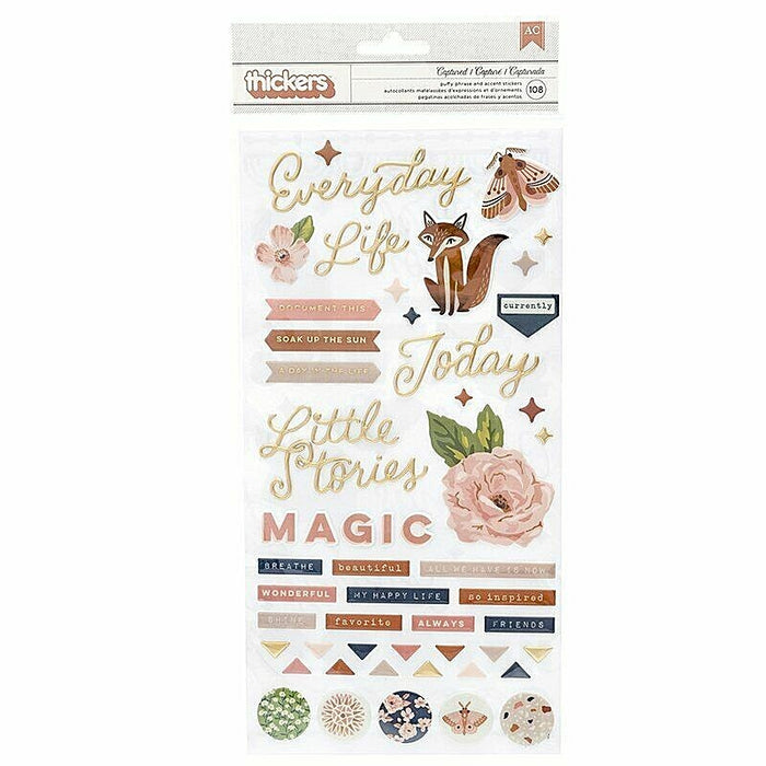 Captured Thickers Stickers