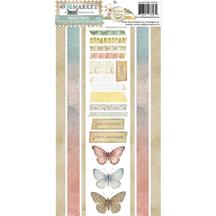 The Quiet Observer Washi Sheets