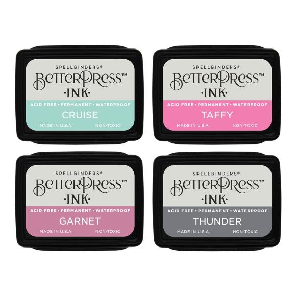 Spellbinders BetterPress Letterpress Mini Ink Pad Set