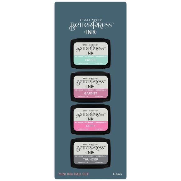 Spellbinders BetterPress Letterpress Mini Ink Pad Set