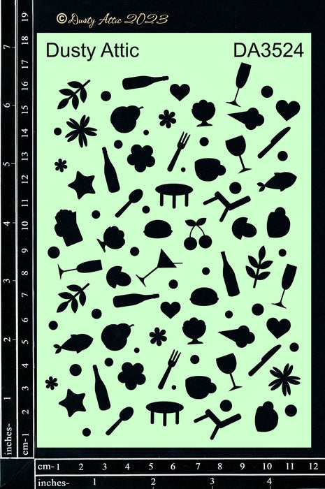 Kitchen Bits Stencil