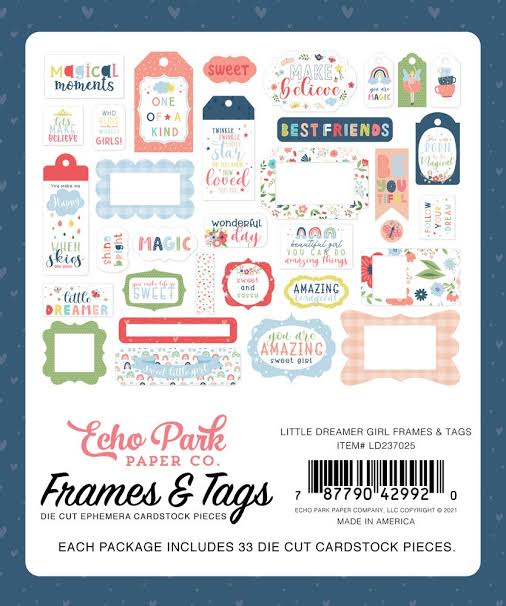 Little Dreamer - Frames and Tags