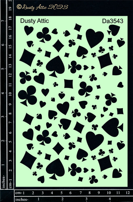 Alice Stencil #3 – Card suits