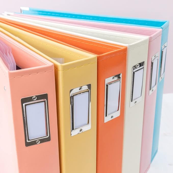 We R Classic Leather 3-Ring Binder 12"X12" - Available in 22 colours