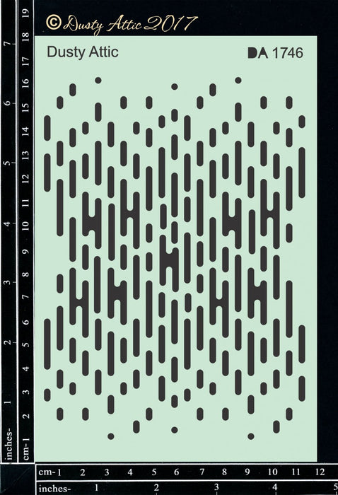 Dusty Attic Gradient Stencil