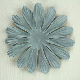 Blue Grey 10cm Single Flower
