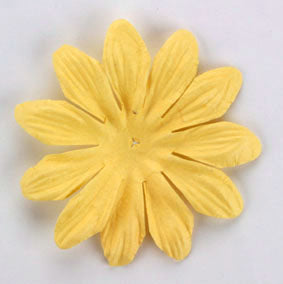 Soft Yellow 10cm Single Flower