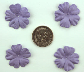 Purple 2.5cm Single Flower